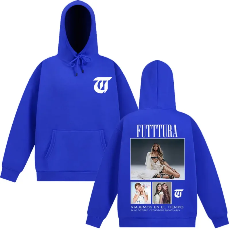 Singer TINI STOESSEL Futtura Album 2025 Tour Hoodie Men Women Aesthetic Trendy Sweatshirts Long-sleeved Loose Harajuku Pullover