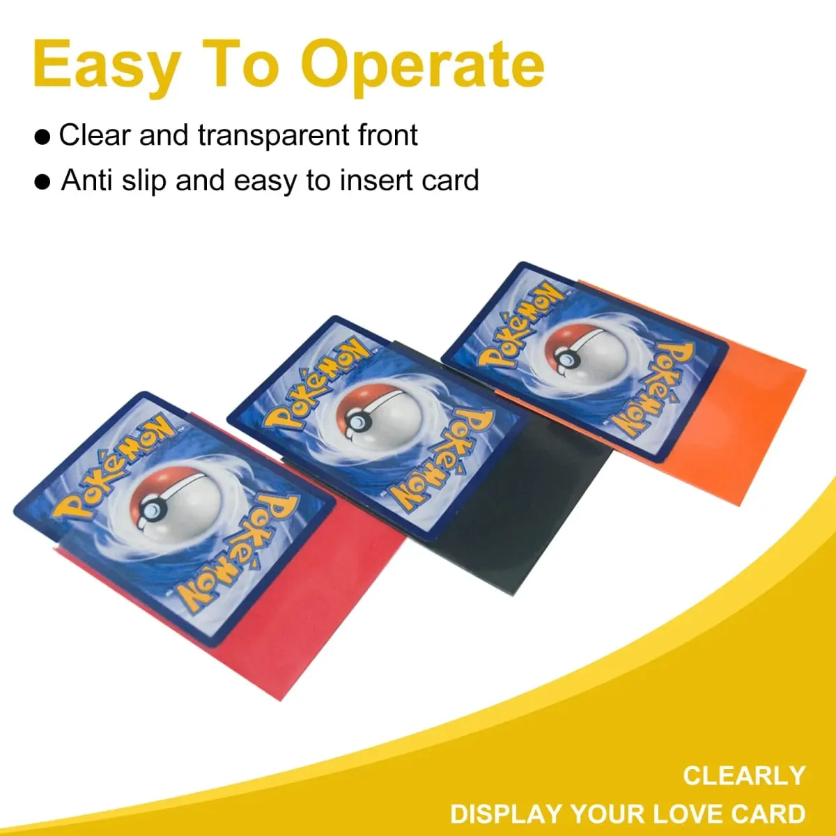 Ryshepro Premium Card Sleeves for MTG Card Game 150PCS Sleeves for TCG Yogioh Cards 66x91mm Card Protectors for Baseball Sports