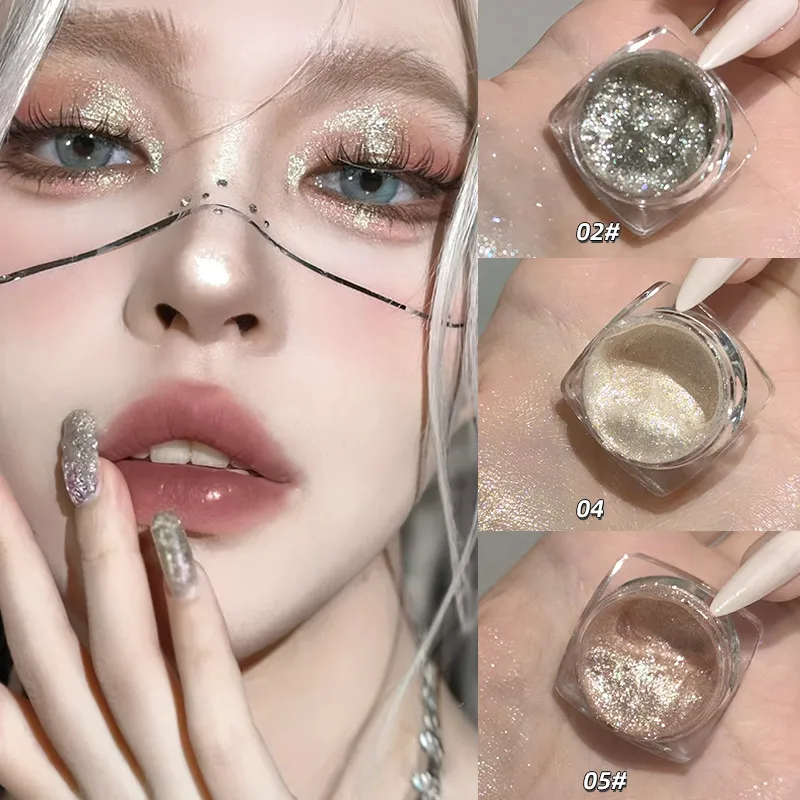 Single Eyeshadow - Ultra Sparkle Glitter Silky Matte & Luminous Pearlescent Finishes for Bold & Delicate Daily Eye Makeup Look