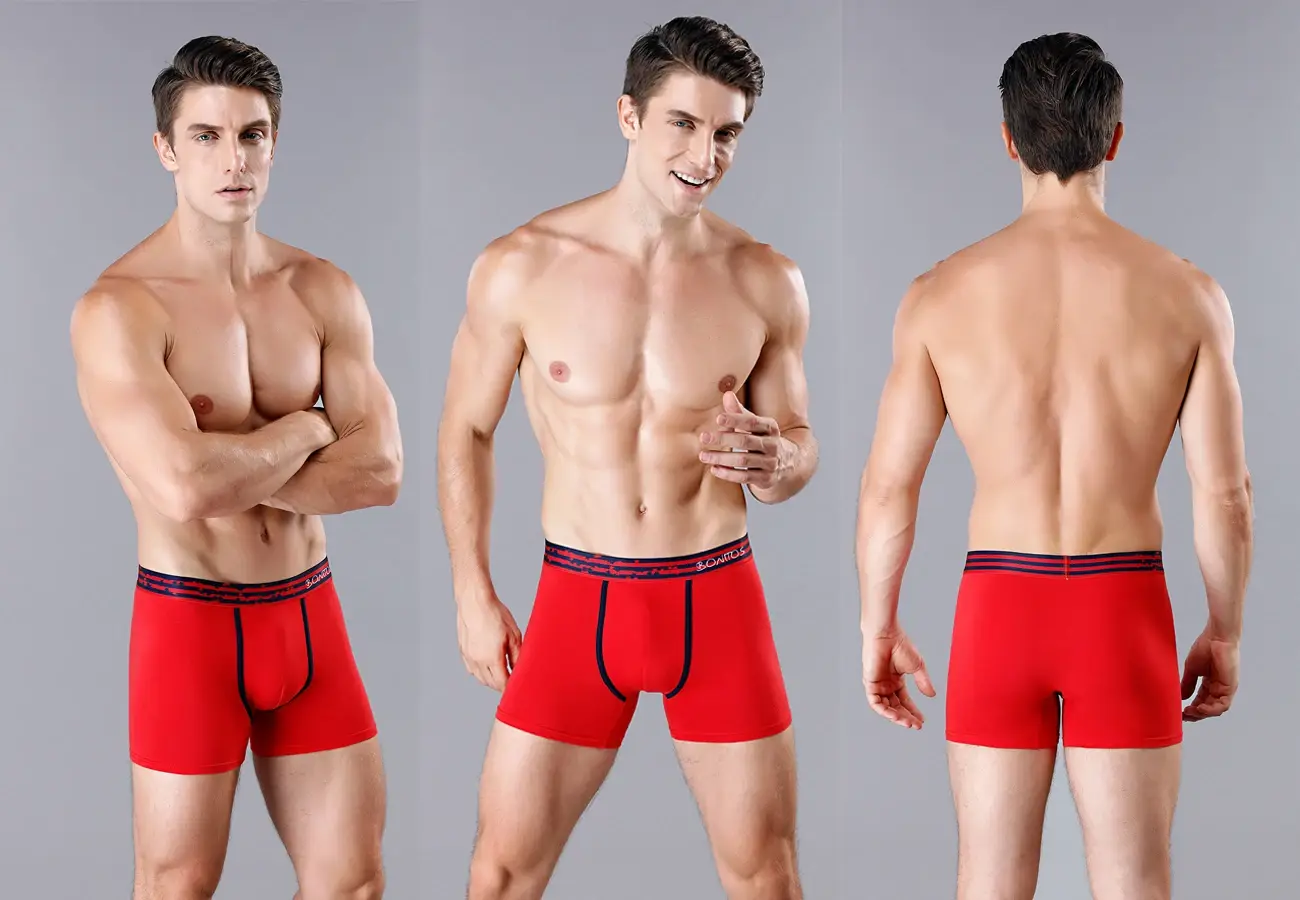 4st bomullsboxers för män underkläder högkvalitativa herrtrosor Klassiska män kalsonger Shorts Brev midjeband Boxershorts