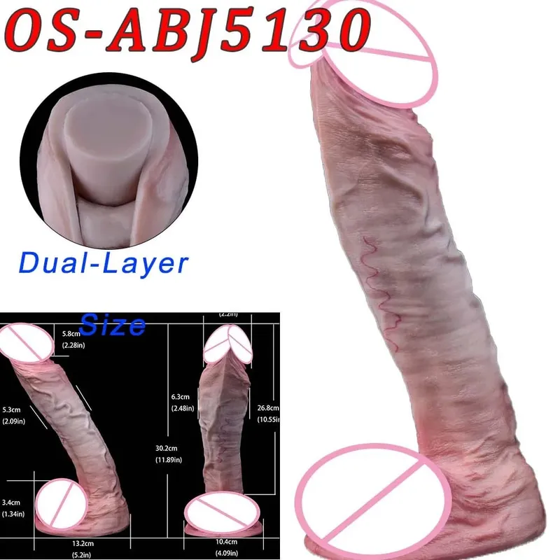 47Cm Thực Tế Dài Dương Vật Giả 2 Đầu Hậu Môn Âm Đạo Kích Thích Đồ Chơi Tình Dục Có Mút Dành Cho Các Cặp Đôi Đồng Tính Nữ Người Đồng Tính Nam trưởng Thành Dụng Cụ