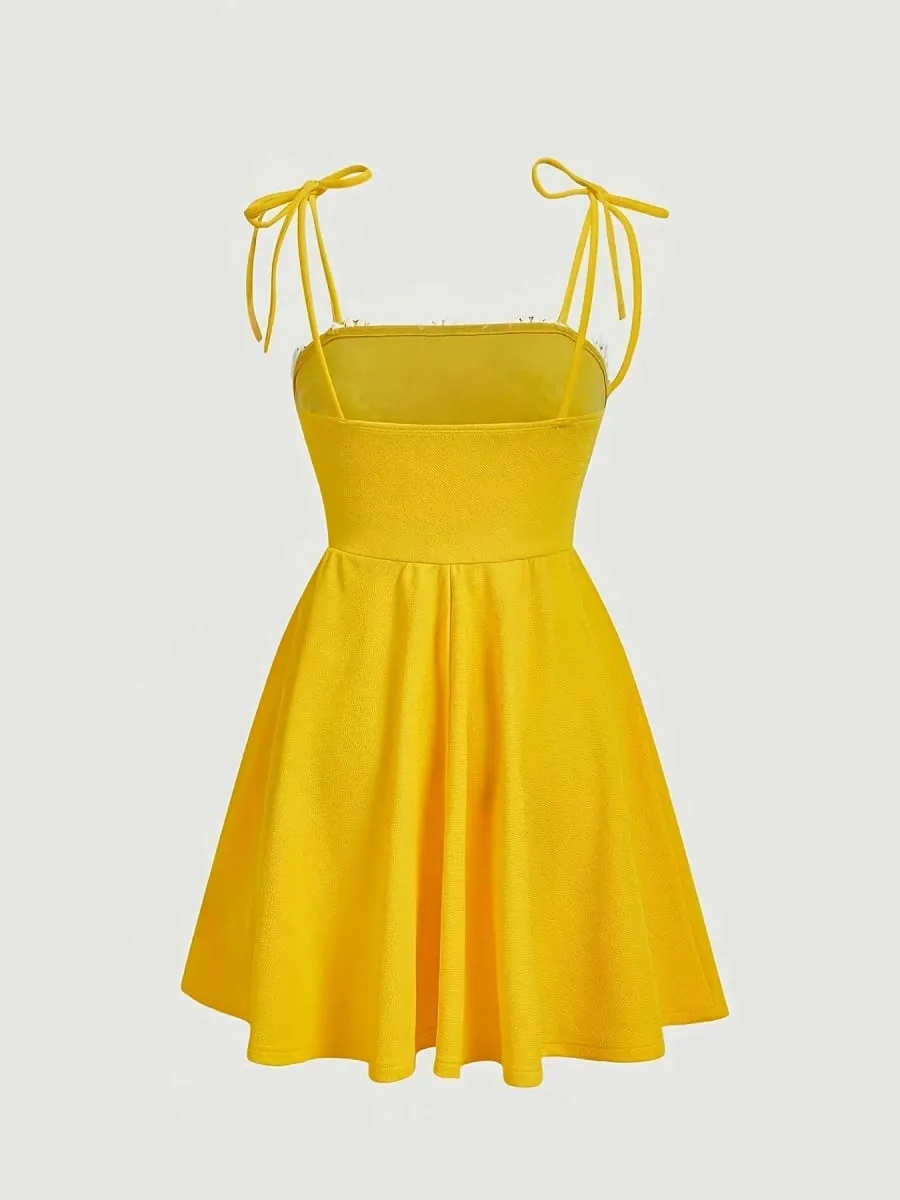 Dresses for Women Summer Spaghetti Strap Women Dress Slim Embroidery A-LINE Dress Women Vestidos De Verano Mujer