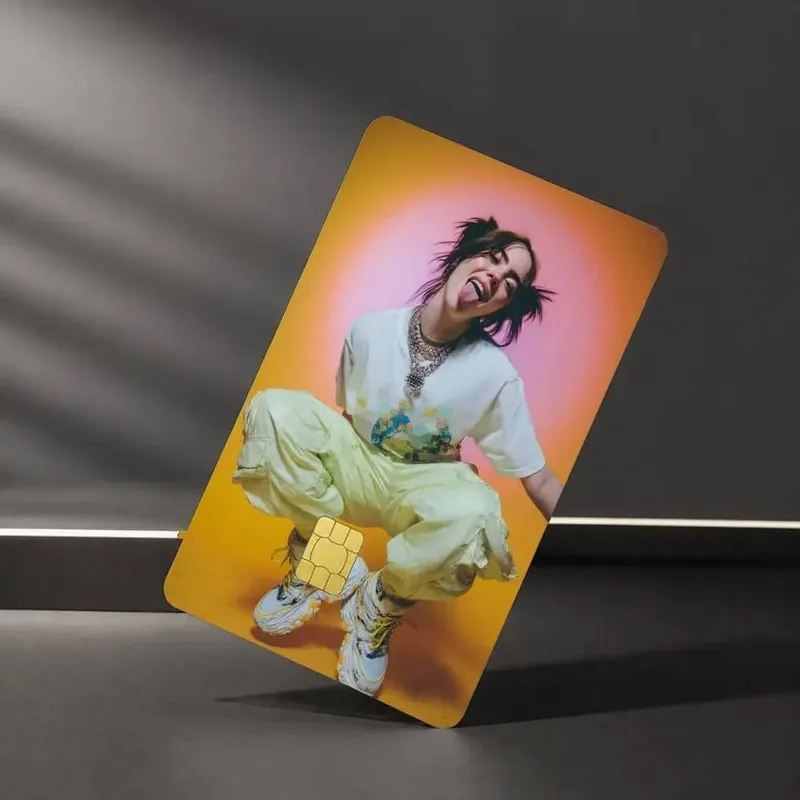 Musician Billie E-Eilish Sticker Film Tape Skin for Credit Card Debit Card Waterproof Stickers