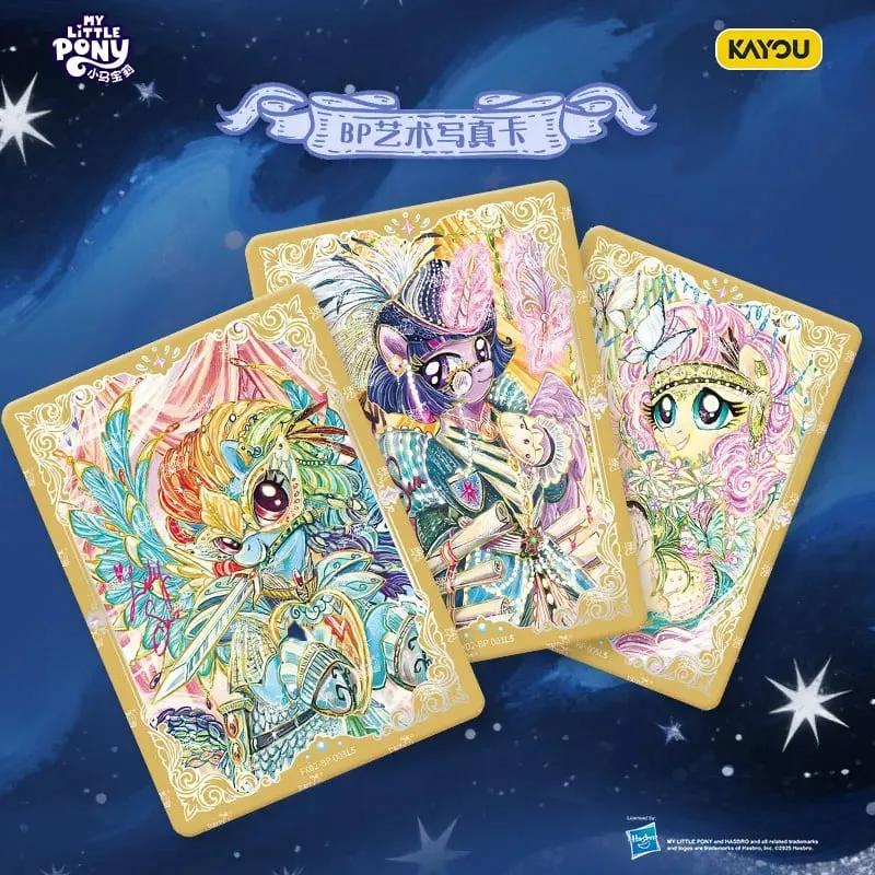 Genuine My Little Pony Card Friendship Forever Star Pack Gorgeous Gilded Princess Collectible Card Children's Holiday Gift