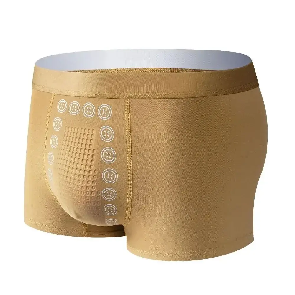 4 Uds Boxer Shorts ropa interior de seda de hielo para hombres calzoncillos geniales bragas delgadas sexis transpirables lencería Sexy U convexa