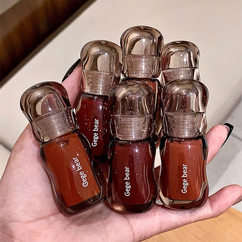 Gege Bear Crystal Gloss Lippentönung – Feuchtigkeitsspendende Herbst-/Winterformel mit Spiegelglanz-Finish und jugendlichem, aufpolsterndem Effekt
