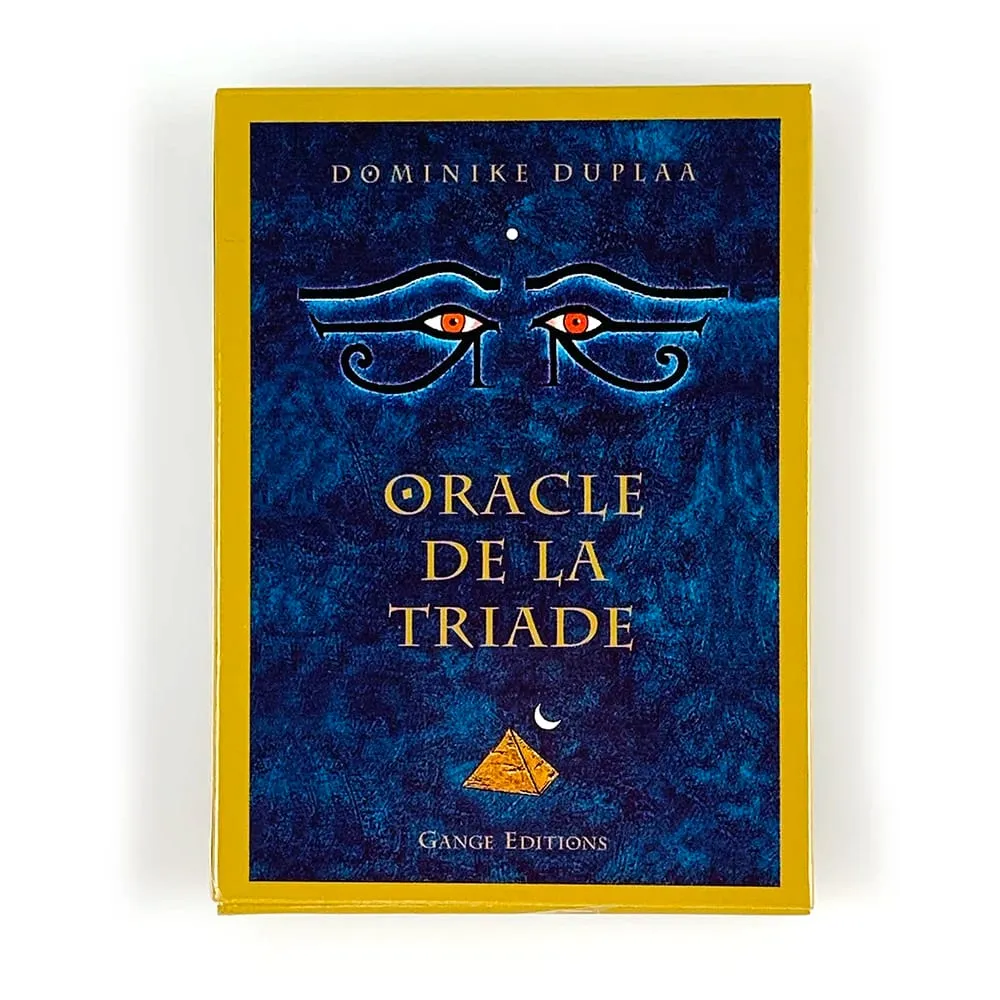 Oracle De La Triade Oracle Cards French Version Spiritual Divination Oracle Cards With Guidebook Mystical Esoteric Reading Cards