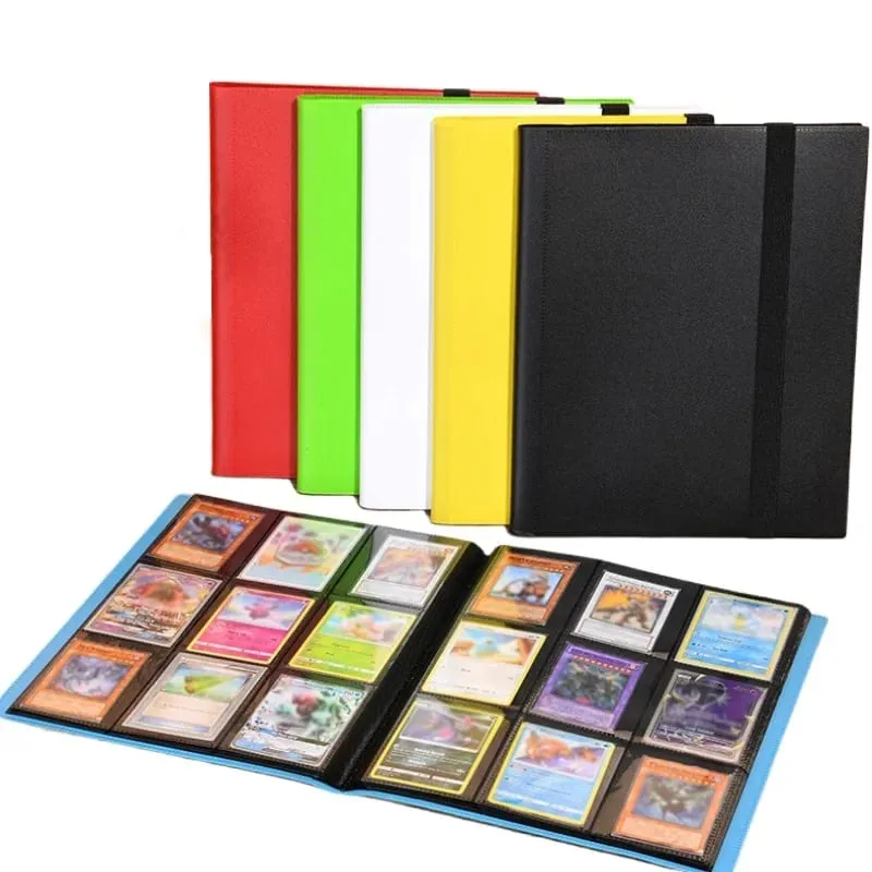 Kaartbinder met 9 vakken Trading Card Album Display Binder 360 Side Loading Pocket Holder voor TCG Yugioh MTG Game Card Book — image 1