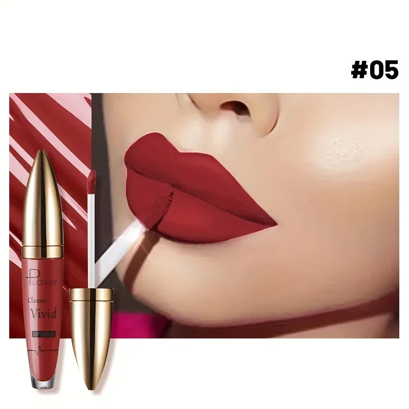 High Pigmented Matte Lip Glaze - Long-Lasting Smudge Proof Liquid ลิปสติกแต่งหน้าของขวัญวันวาเลนไทน์ของขวัญวันสตรี