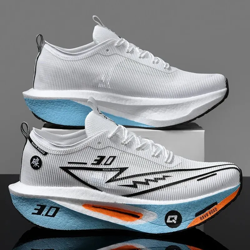 Couple Breathable Mesh Carbon Board Shoes Student Sports Exam Shoes Chunta Ultra Light Rebound Marathon Running Shoes