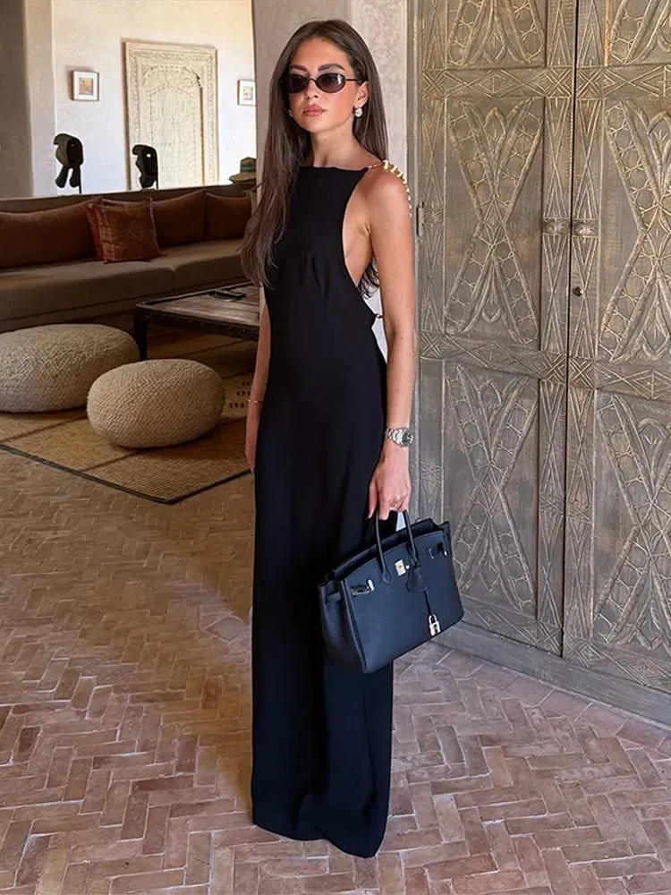 Sexy Beading Suspender Backless Dress Women Polka Dot Sleeveless Bodycon Party Dresses 2026 Summer Lady New Slim Street Robes