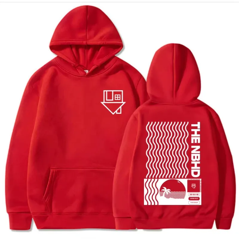 Album Wiped Out Printing Hoodies NBHD The Neighbourhood Band Sweatshirts LongSleeve Hooded Pullovers environmental protection
