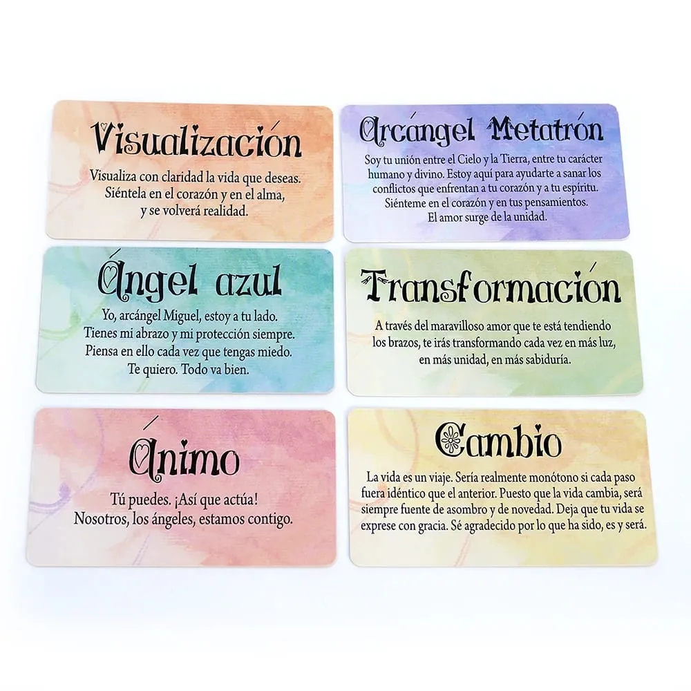 Española Baraja de Tarot Card de Los Angeles Oracle Cards in Spanish Version Board Game Tarot Fortune Telling Family Party Game