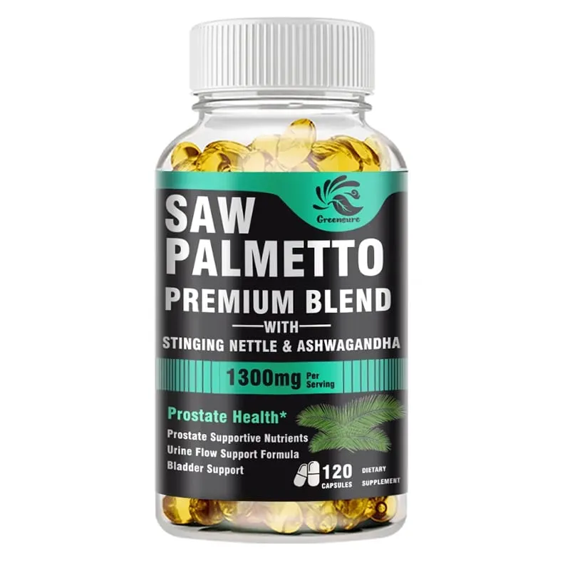 Men's Saw Palmetto Stinging Nettle Ashwagandha Lycopene - Bladder and Urinary Relief Men's Prostate Supplement