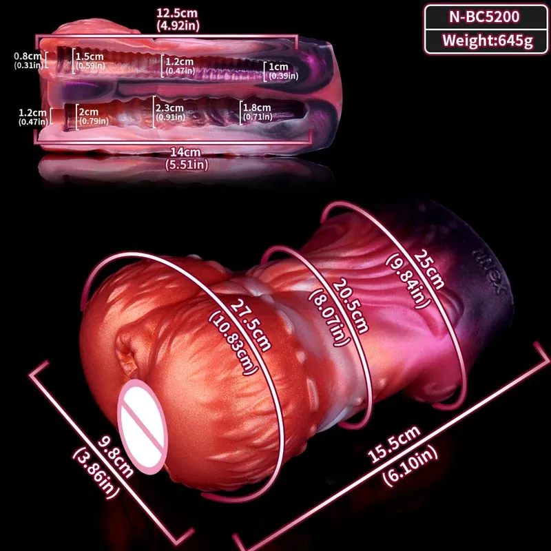 Pink Realistic Male Masturbator Silicone Onahole Sex Toys Lifelike Pocket Pussy Vagina Textured Adult Toys Stroker
