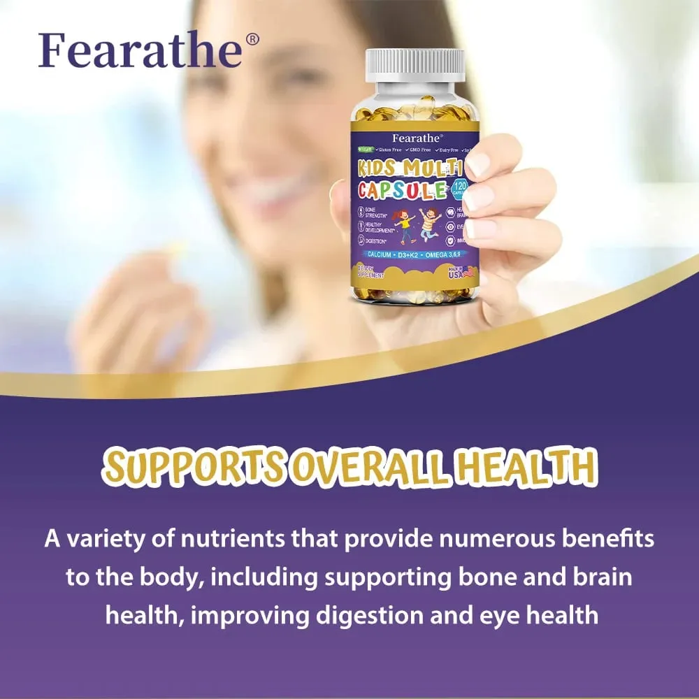 Kids Complete Nutrition Gummies with Vitamin D3 Zinc and Iodine for Immune Support and Growth Support 60 Gummies