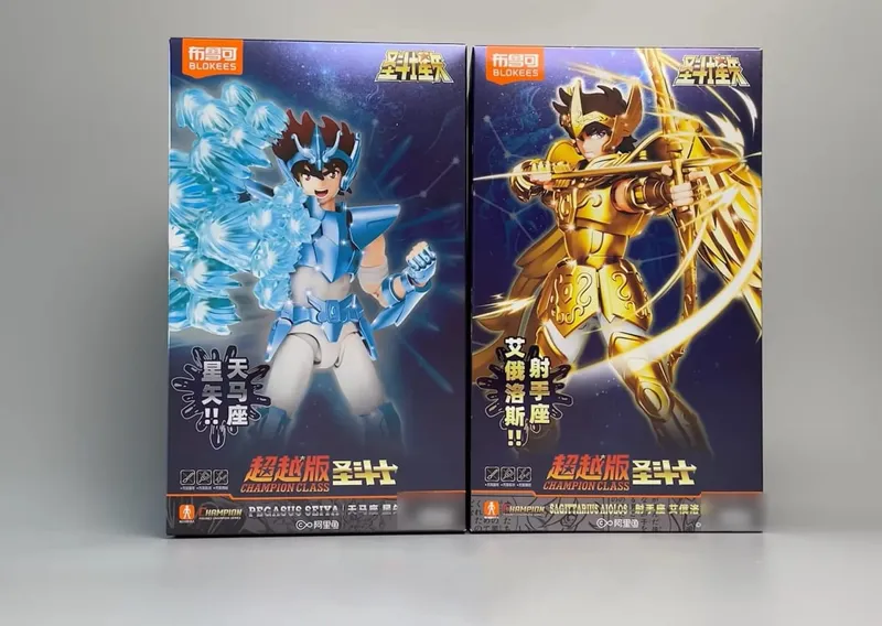 In Stock BLOKEES Saint Seiya CLASSIC CLASS Gold Saint Virgo Shaka Pisces Aphrodite Andromeda Cygnus EX Gold Assembled Model Toys