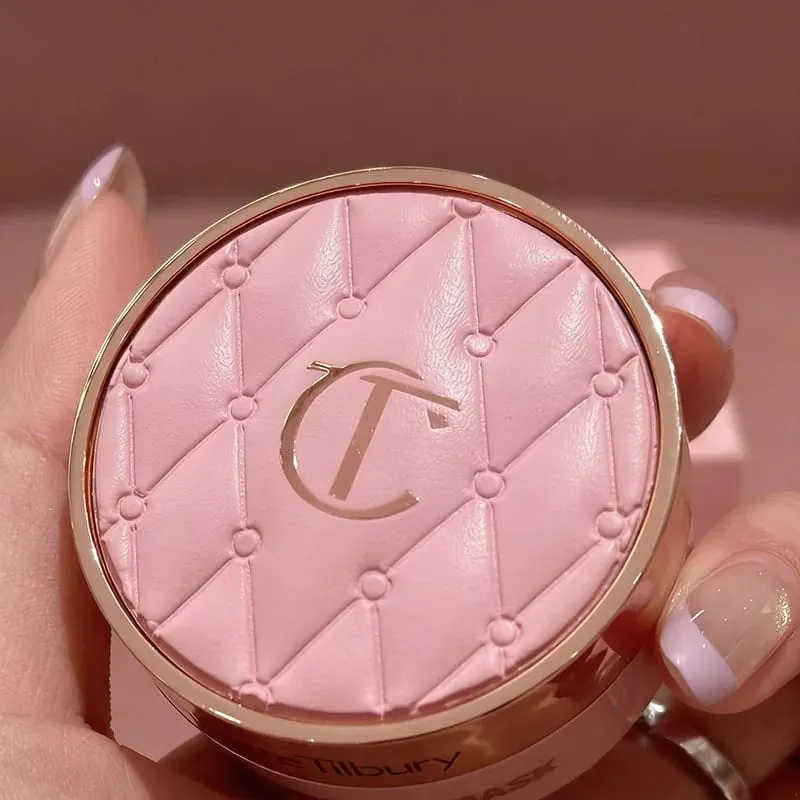 Fashion Charlotte Lip Cheek Dual-use Blusher Cream Two Color Highlight Powder Blusher Waterproof Oil Control Tilbury Cosmetics