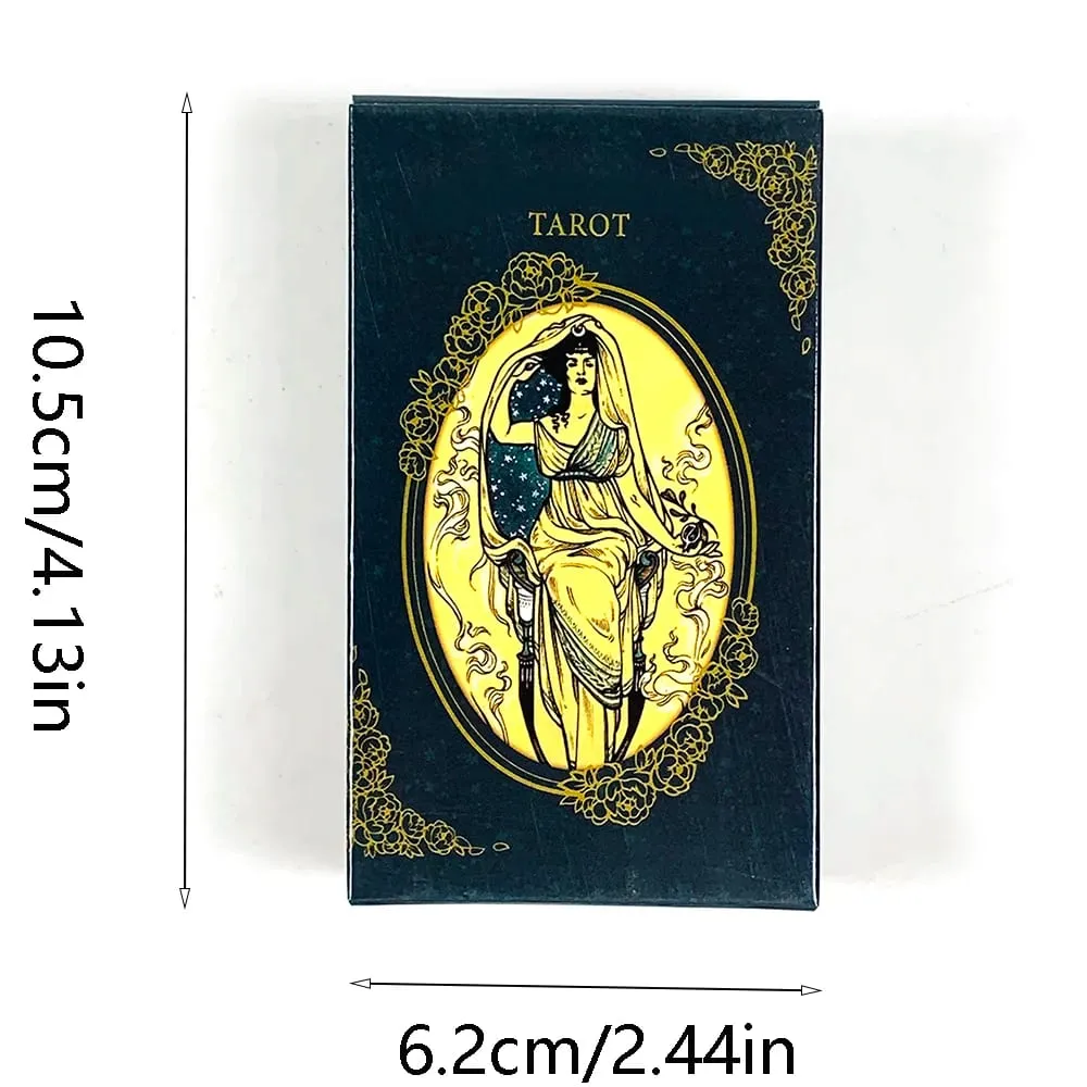 Tarot Cards Deck English Versions Prediction Divination Oracle Board Playing Card Games For Party，Camping Game Pocket Cards