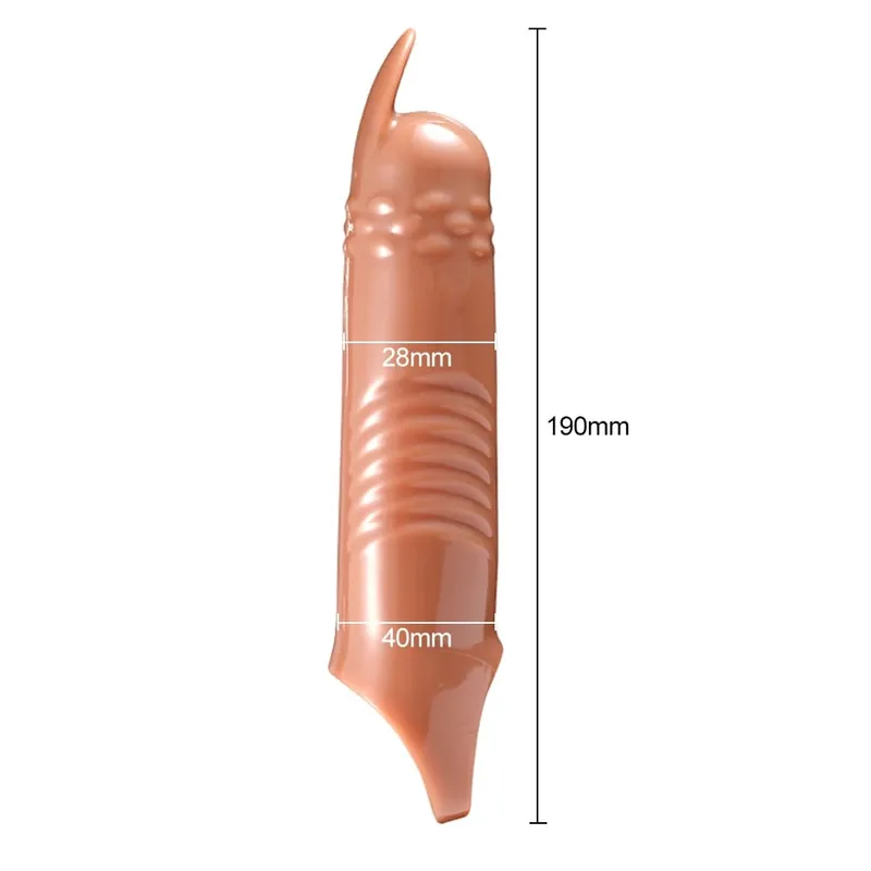 Extensión de pene realista, manga para pene, silicona reutilizable, alargador de pene, condones retardantes para hombres, consolador potenciador, Juguetes sexuales, tienda erótica