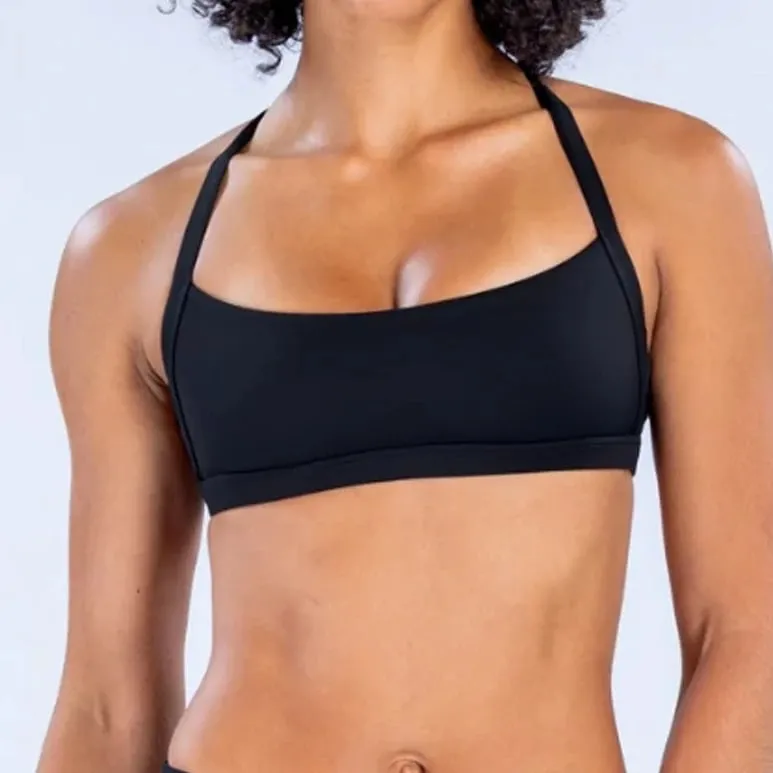 NO LOGO Double Shoulder Strap Sports Bra Fast-Drying Outdoor Running Fitness Top Backless Yoga Bra Women's