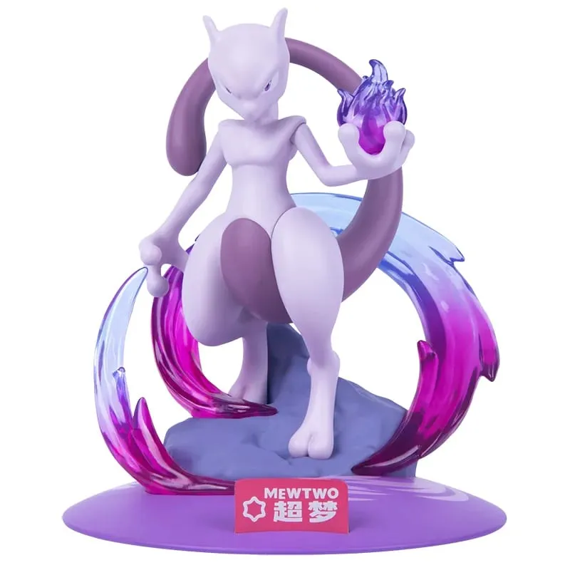 正版寶可夢可動人偶皮卡丘超夢雕像 Gardevoir Sylveon 動漫收藏模型寶可夢玩具禮物