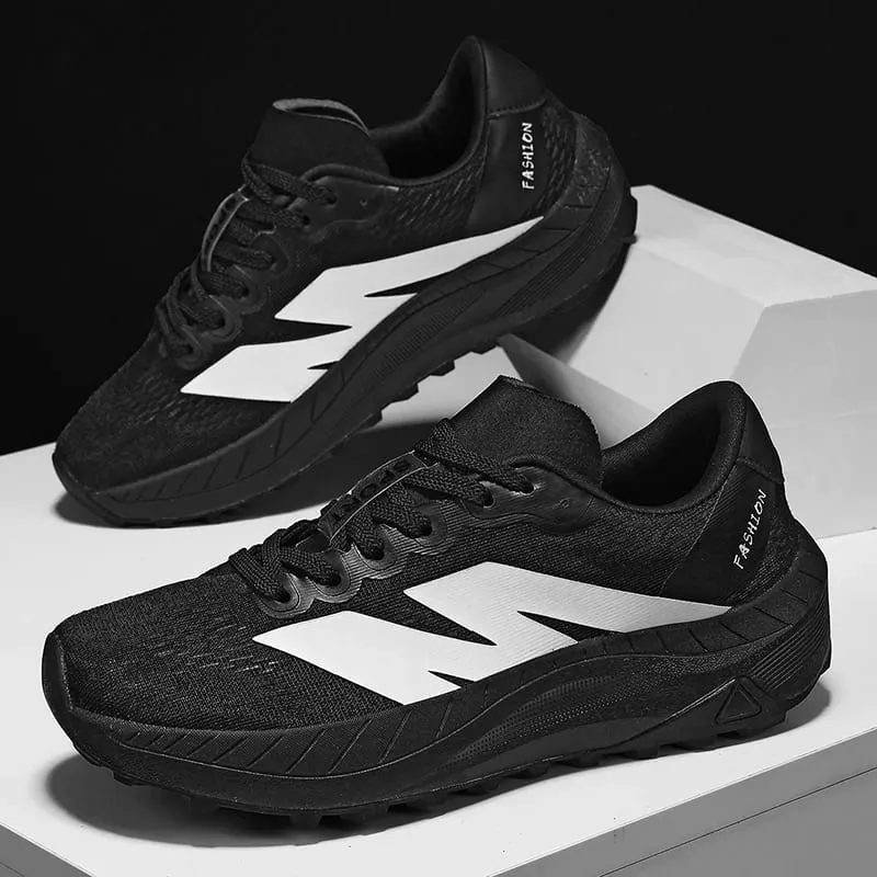 Men Running Shoes Breathable Off‑Road Trail Casual Sneakers Non‑Slip Outdoor Trekking Marathon Jogging Athletic Sport Footwear