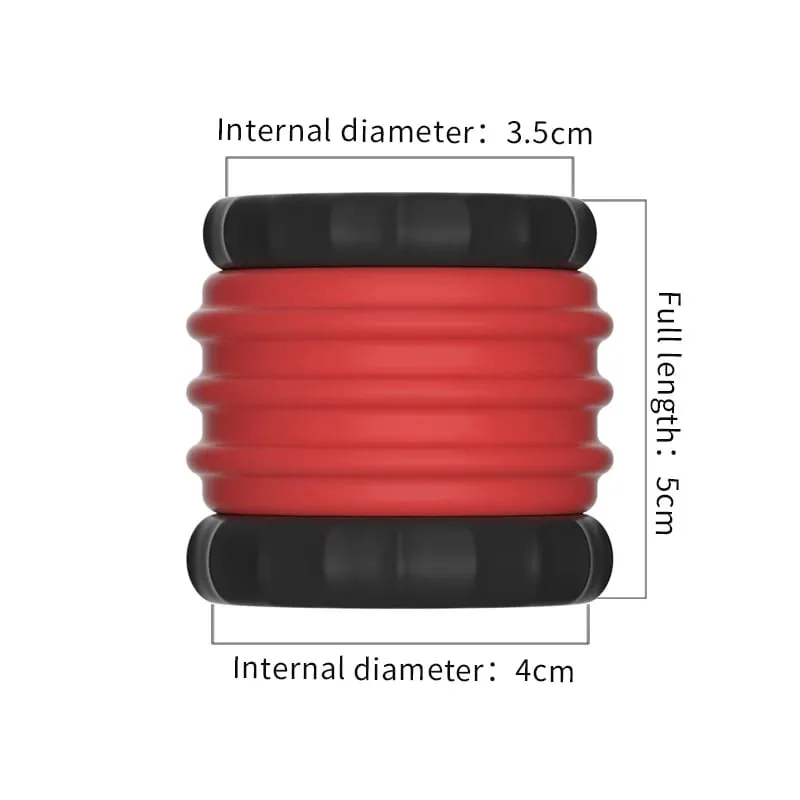 Silicone Semen Lock Ring Male Penis Ring Adjustable Delay Ejaculation Lasting Scrotum Lock Ring Sex Toys for Men Adult Products