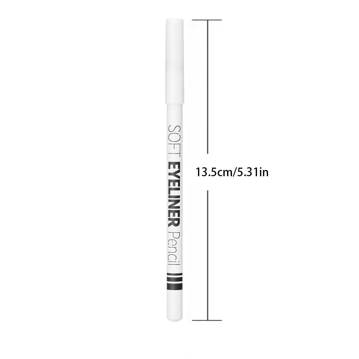 Mat Beyaz Ahşap Eyeliner Göz Farı Kalemi Su Geçirmez ve Bulaşmaya Dayanıklı Yeni Başlayanlar İçin Kullanımı Kolay Tüm Cilt Tiplerine Uygun