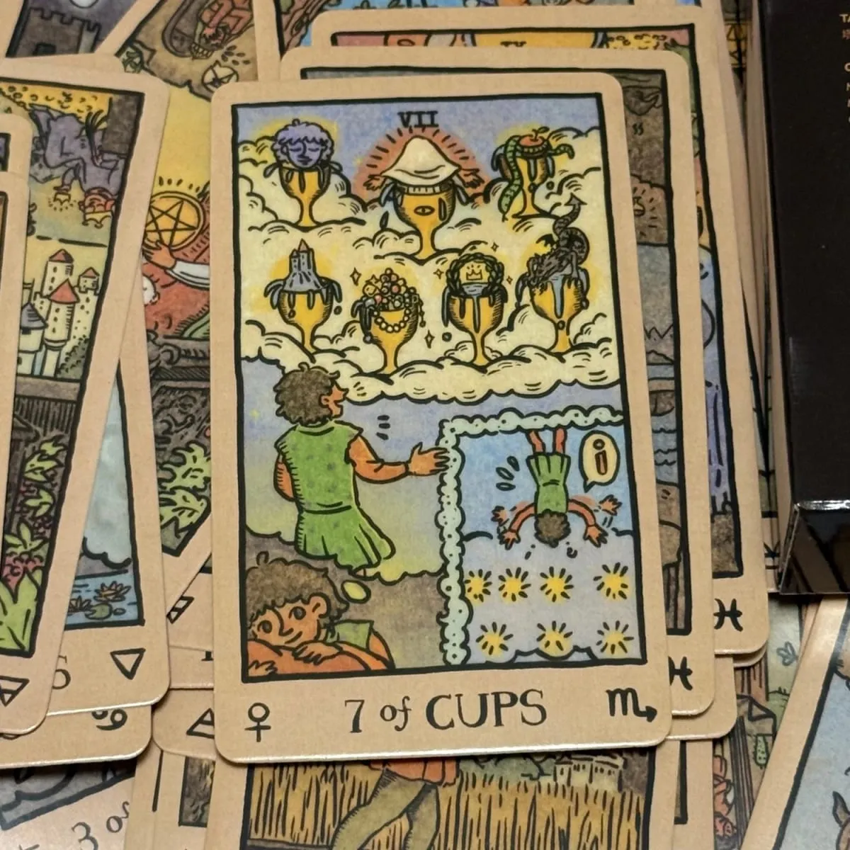 Akashic Eye Tarot cards Englsih Portable Edition Easy-to-Read Guide Great For Beginners Divination Meditation & Party Games