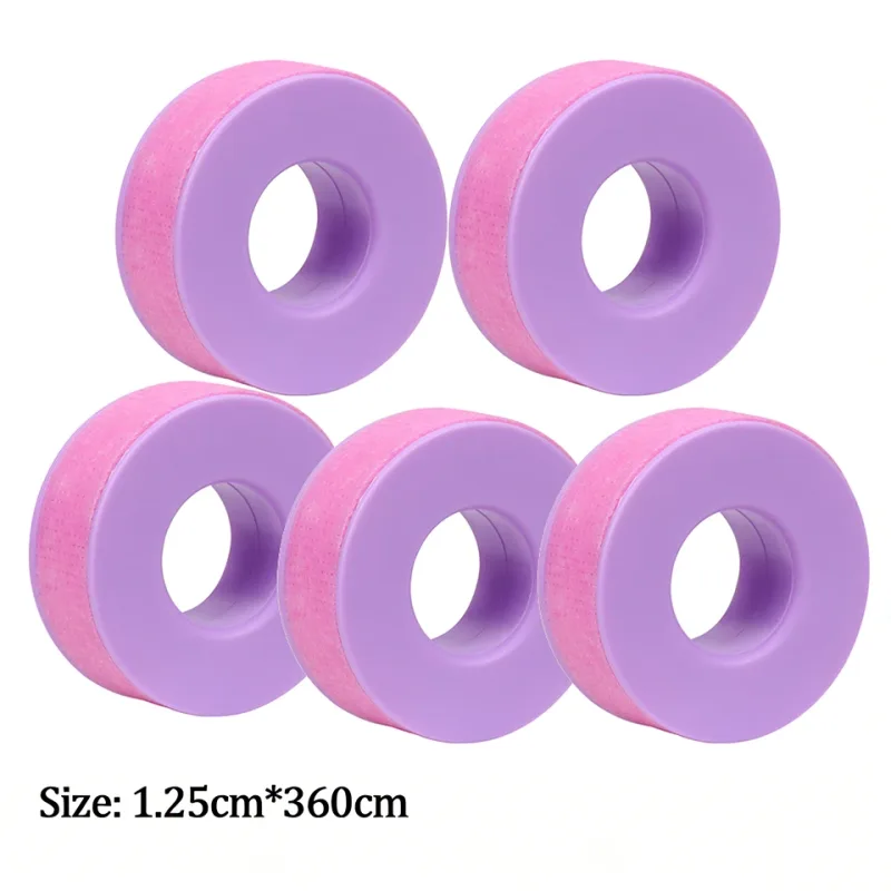 5/10Rolls Silicone Gel Tape for Lash Extensions Non-Woven Breathable Sensitive‑Skin Under‑Eye Patch Lash Tape Makeup Tool Supply