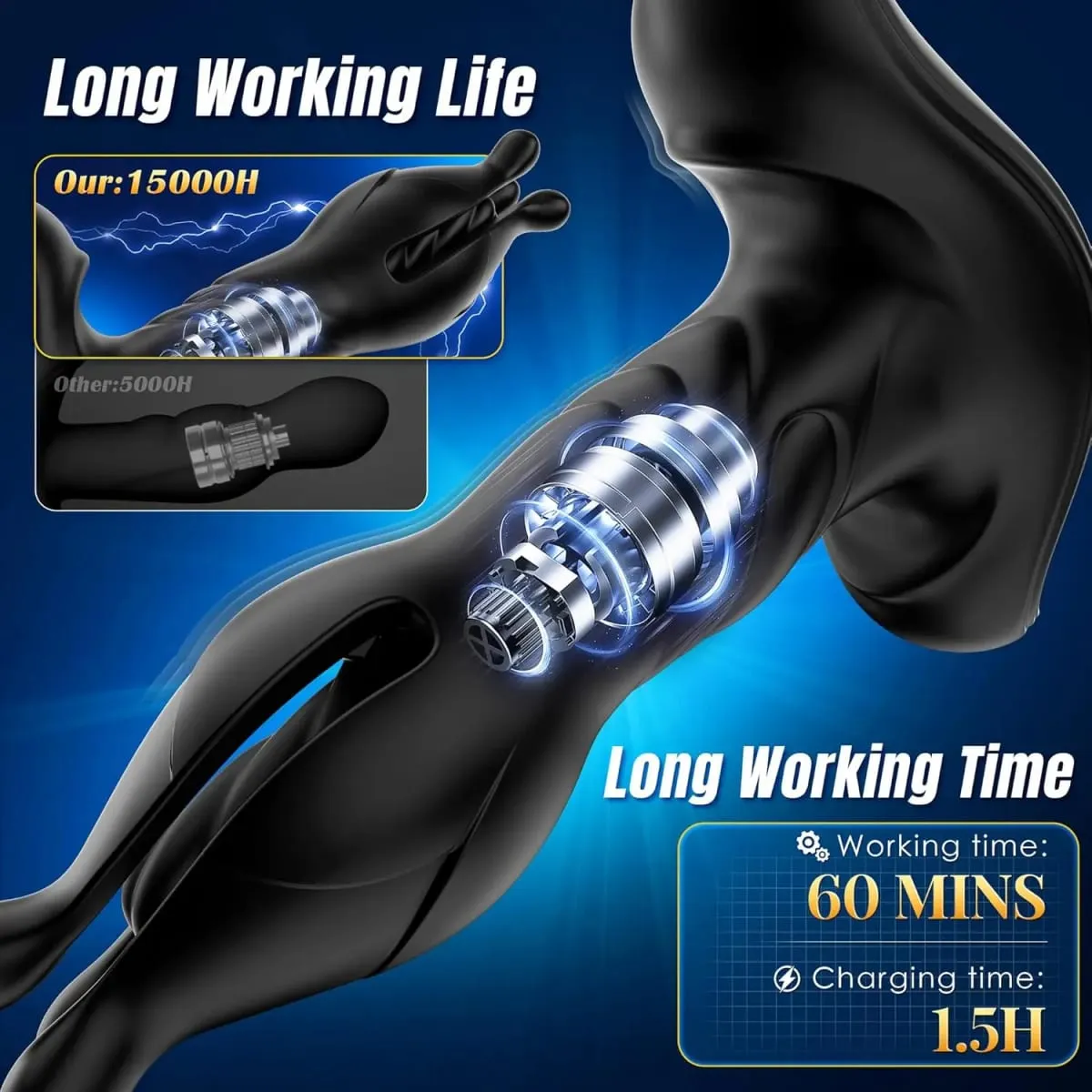 Remote Controlled Thrusting Anal Plug Vibrator Vibrating Butt Plug Male Prostate Massager Buttplug Adults Goods Sex Toy for Men