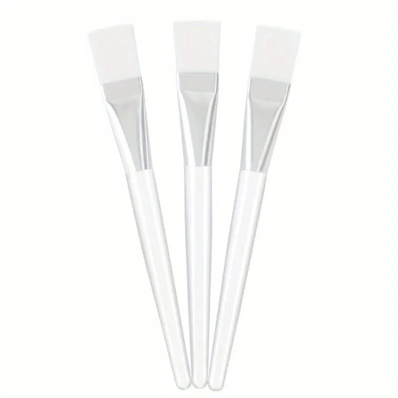 4pcs Facial Mask Brush Transparent Face Mask Brush Cosmetic Makeup Brushes Tools for Facial Mask Eye Mask Application and DIY
