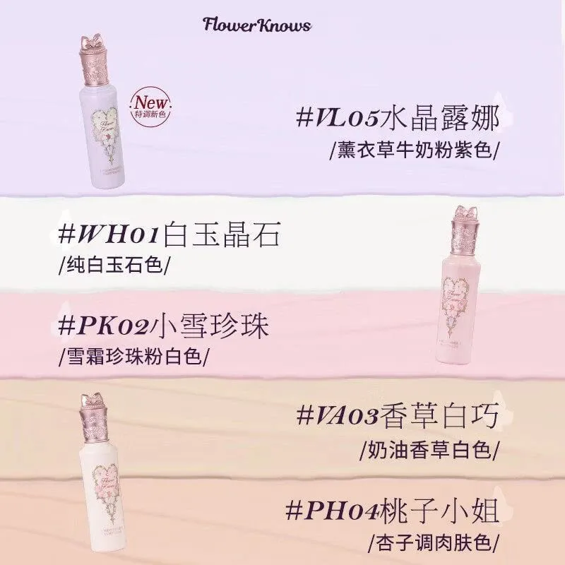 Flower Knows Concealer Lip Glaze Duo Brightening Concealer & Glossy Lip Lacquer 2-Piece Set for Flawless Base & Juicy Lips