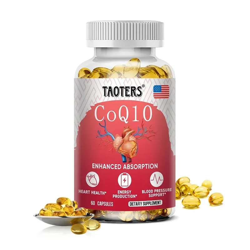 CoQ10 400mg - High Absorption Coenzyme Q-10 Non-GMO Gluten Free Vegan Dietary Vitamin Supplement Antioxidant Support
