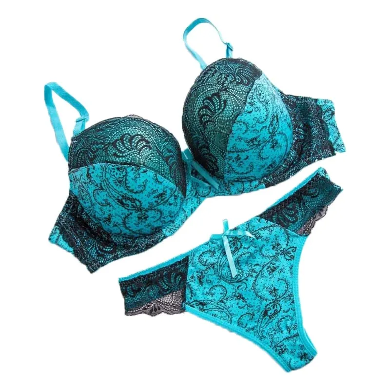 MOM Lady dentelle Push Up soutiens-gorge ensembles 32/70 34/75 36/80 38/85 40/90 42/95 C D E F G tasse culotte de sous-vêtements femmes Sexy Lingerie soutien-gorge B04