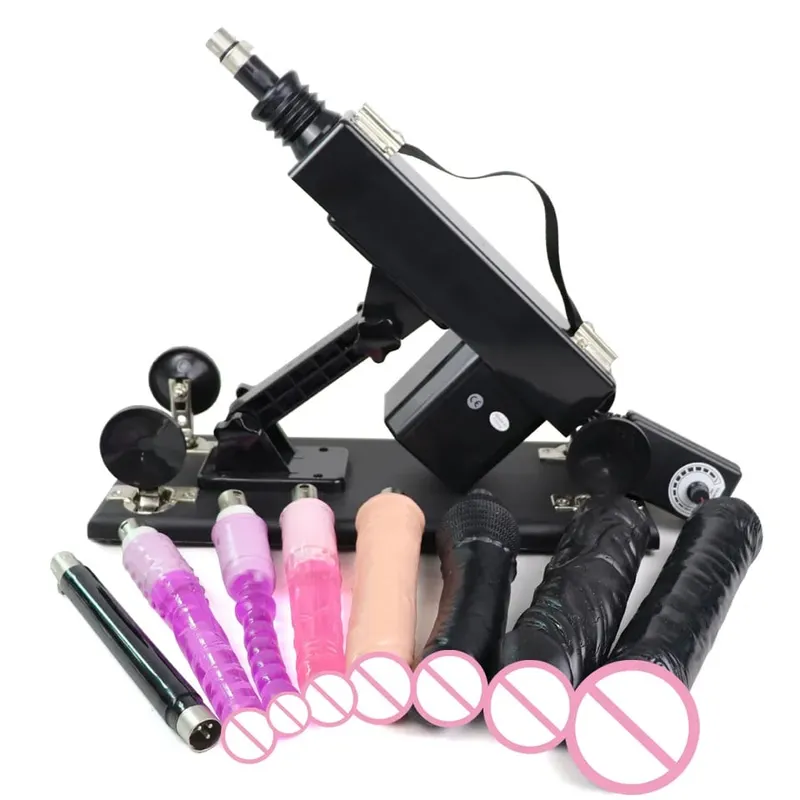 Automatic Masturbation Machine for Women 3XLR Powerful Sex Toy with Big Dildo Adult Pumping Gun for Sexual Pleasure