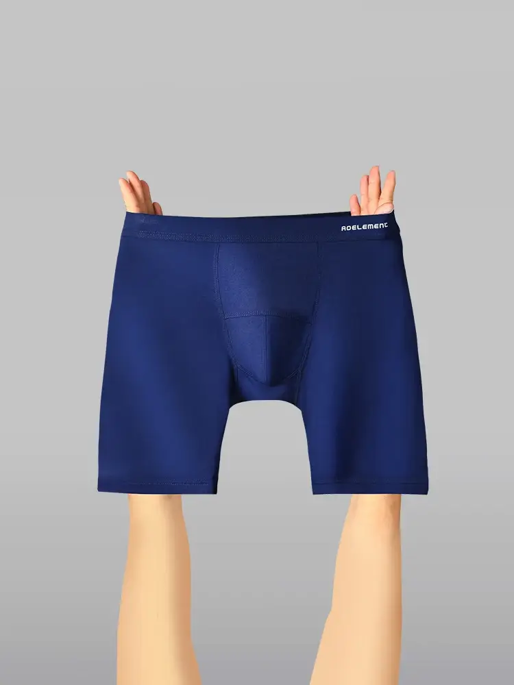 Celana Dalam Olahraga Kaki Anti Aus Pria Celana Boxer Modal Lima Kuartal Celana boxer lari panjang dan cepat kering — image 10