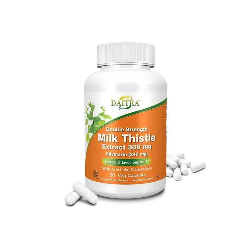 Liver Health Detox Cleanse Supplement | Artichoke Extract Milk Thistle & Dandelion Support A Healthy Liver Detoxify