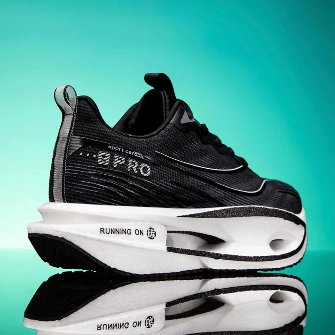Men Marathon Running Shoes Carbon Plate Sports Sneakers Breathable Lightweight Comfortable Athletic Training Shoes Unisex