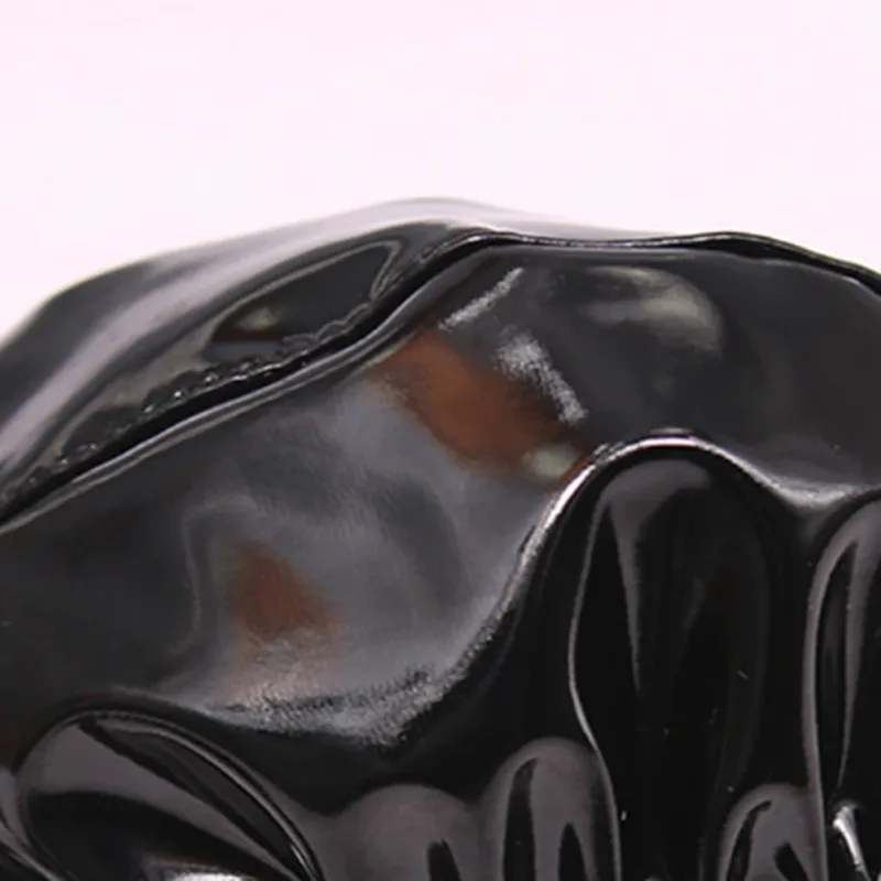 Sexiga män PVC glänsande U konvex pouchtrosor Lågväxt G-string Latexolja Glossig Sexig stringtrosa Carapace U Bulge Underkläder