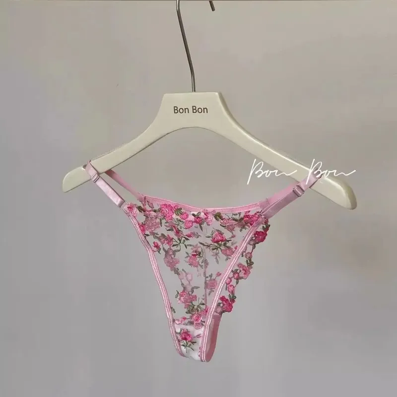 Soutien-Gorge Brodé Dentelle Femme Ultra Mince Transparent Sans Rembourrage Armature Push Up Doux Lingerie Séduisante 32-38
