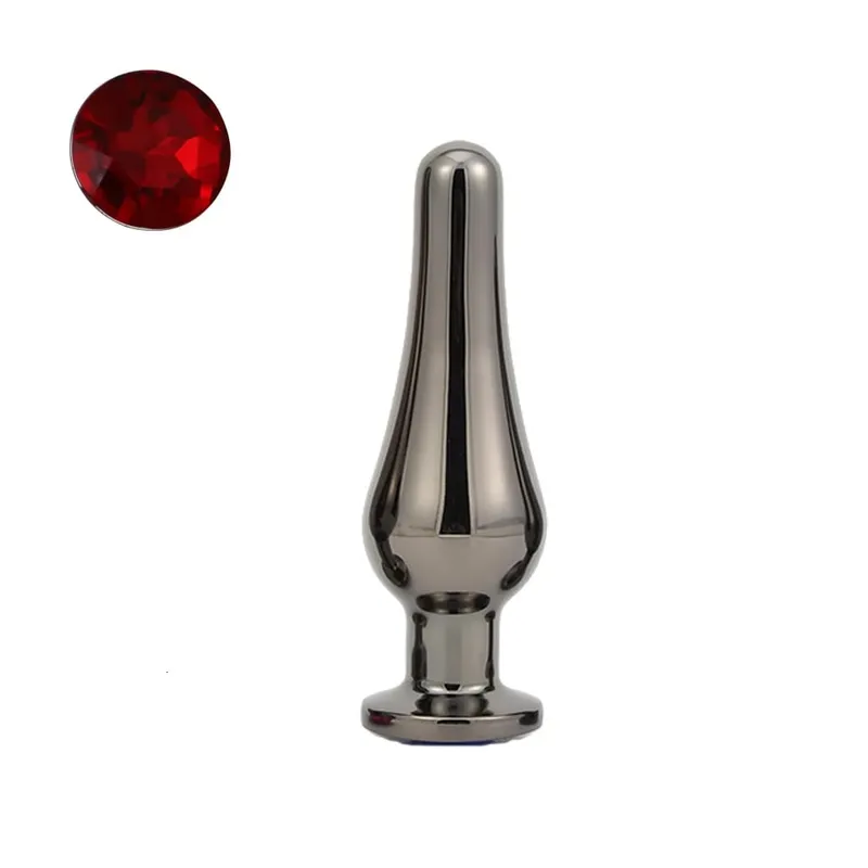 Gun Farbe Edelstahl Anal Plug Dildo Sex Spielzeug Produkte 3 Größen Butt Plug Für Frauen Sex Erwachsene Spiel Prostata massager