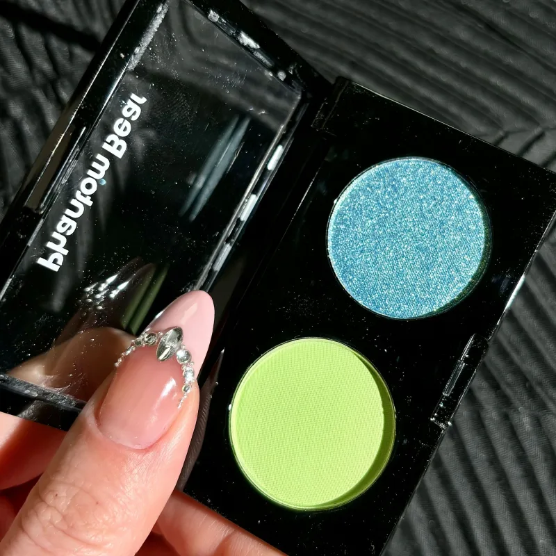 Phantom Bear Mini Dual Finish Eyeshadow Multi Shades for Daily Party Smoky Eye Makeup