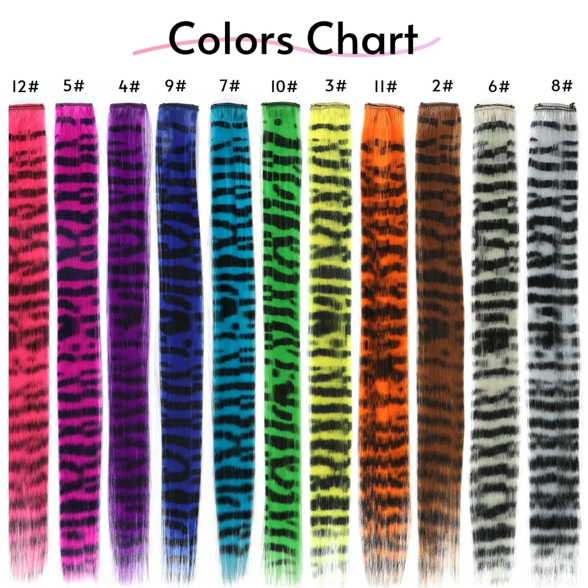 Synthetic Clip in Feather Hair Extensions 18inch 22inch Colorful Clip in Hair Halloween Christmas Party Use for Women Girls