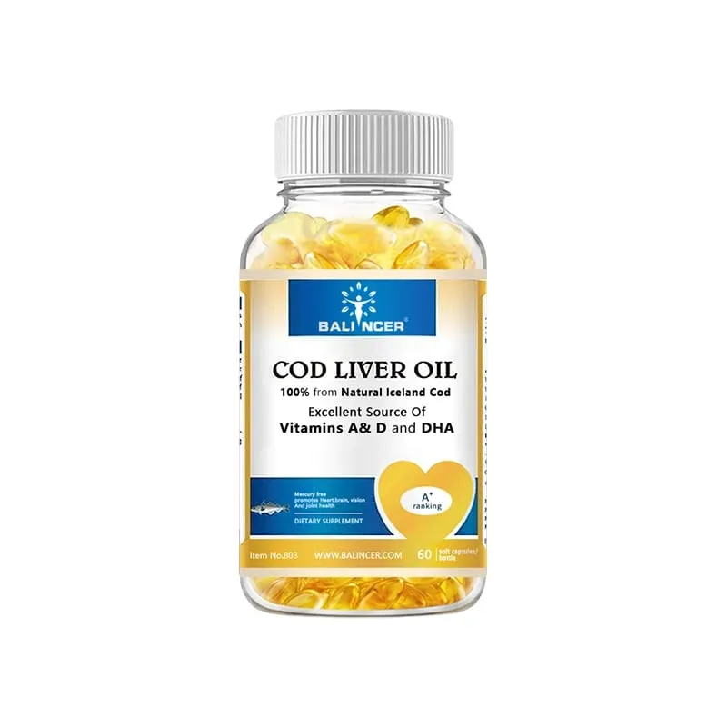 Extra-strength Formula Cod Liver Oil Contains Vitamins A D EPA and DHA Supports Heart Brain Immune Joint and Eye Health