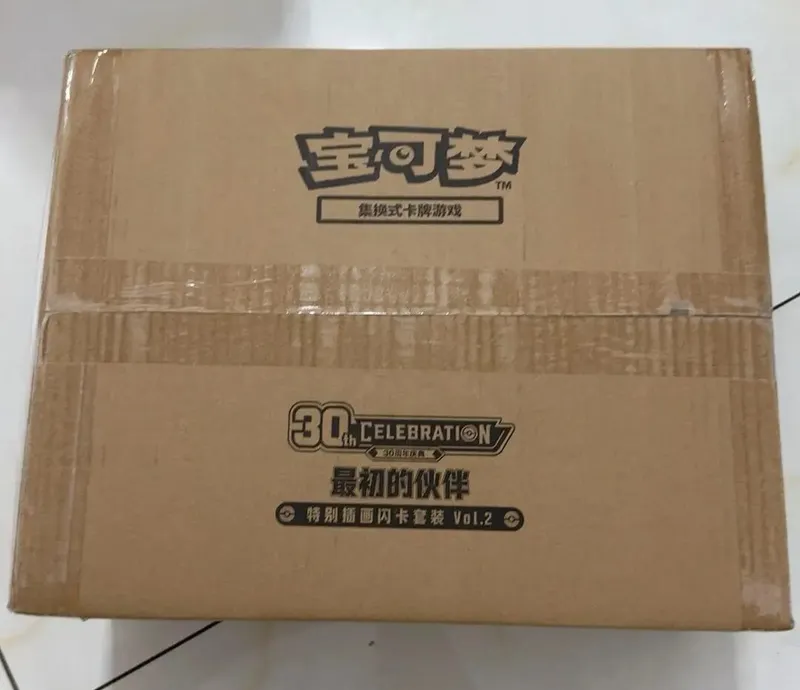 In Stock New Simplified Chinese Pokémon 30th Anniversary Celebration First Partner SIR Set Vol.1 Vol.2 Collectible PTCG Cards