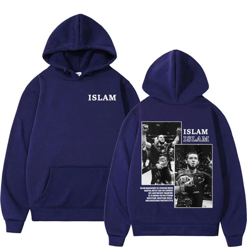 Dagestan Russian Islam Makhachev Cover Hoodie Men's Fashion Violence Aesthetic Sweatshirt Casual High Quality Hoodies Streetwear