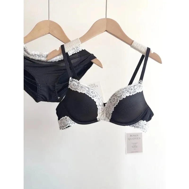 Sexy Leopard Print Lingerie Set Women Wireless Invisible Push Up Small Breasts adjustable A To C Cup sheer Lace Pure Design S-X