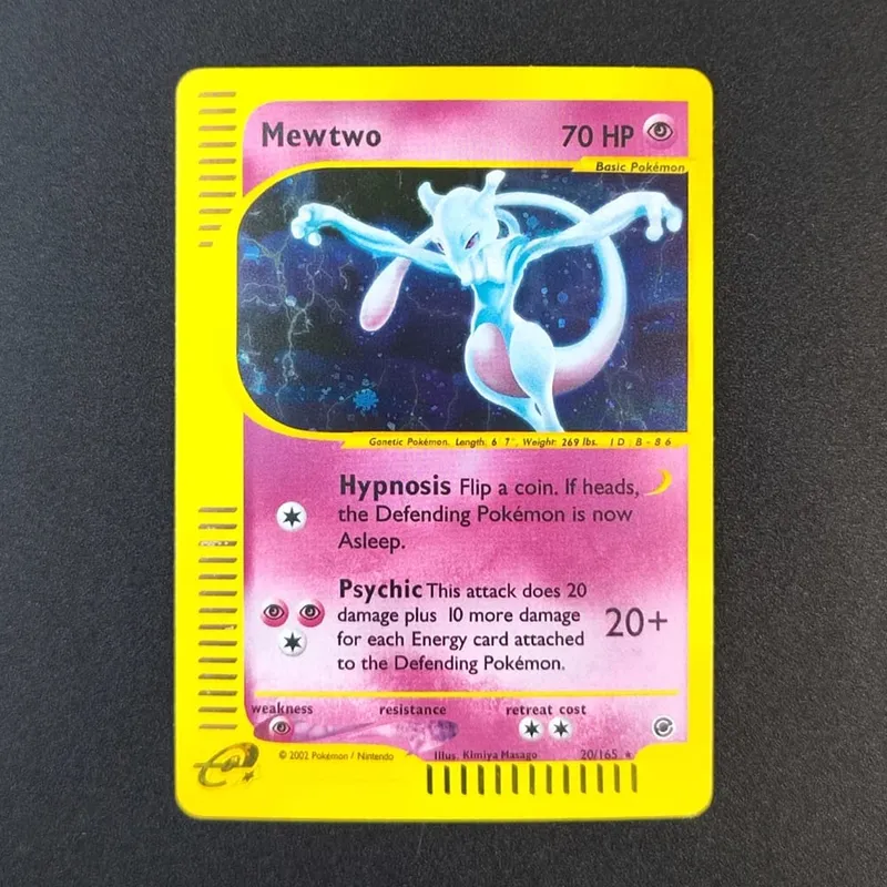 Proxy PKM Card English Rocket Mewtwo MEW GX EX Vmax TCG Collection Trading Card Game
